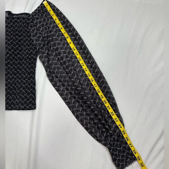 NWT ANTHROPOLOGIE Black Rouen Top Size XS - Picture 11 of 11